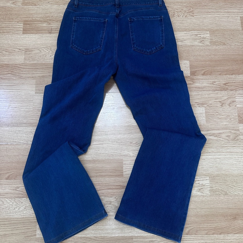 HALARA Dark Blue Flare Women's Jeans